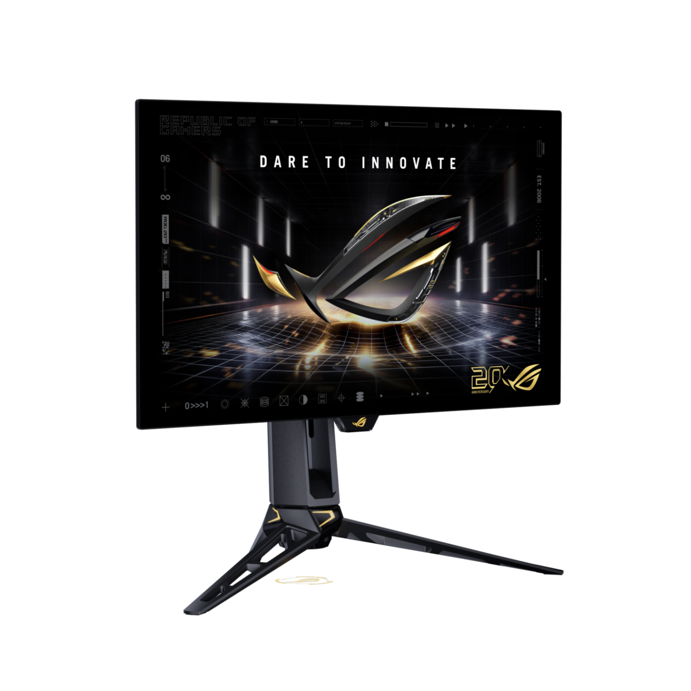 Монитор ASUS Rog Swift OLED PG27AQWP-G Edition 20 - 27" OLED Dual-Mode (QHD - 540Hz, HD - 720Hz), 0.2ms – Снимка 2